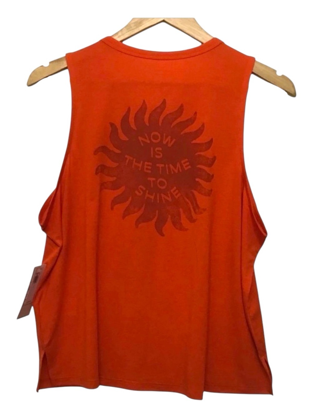 OLD Navy go dry crop muscle t-shirt top camisole Large